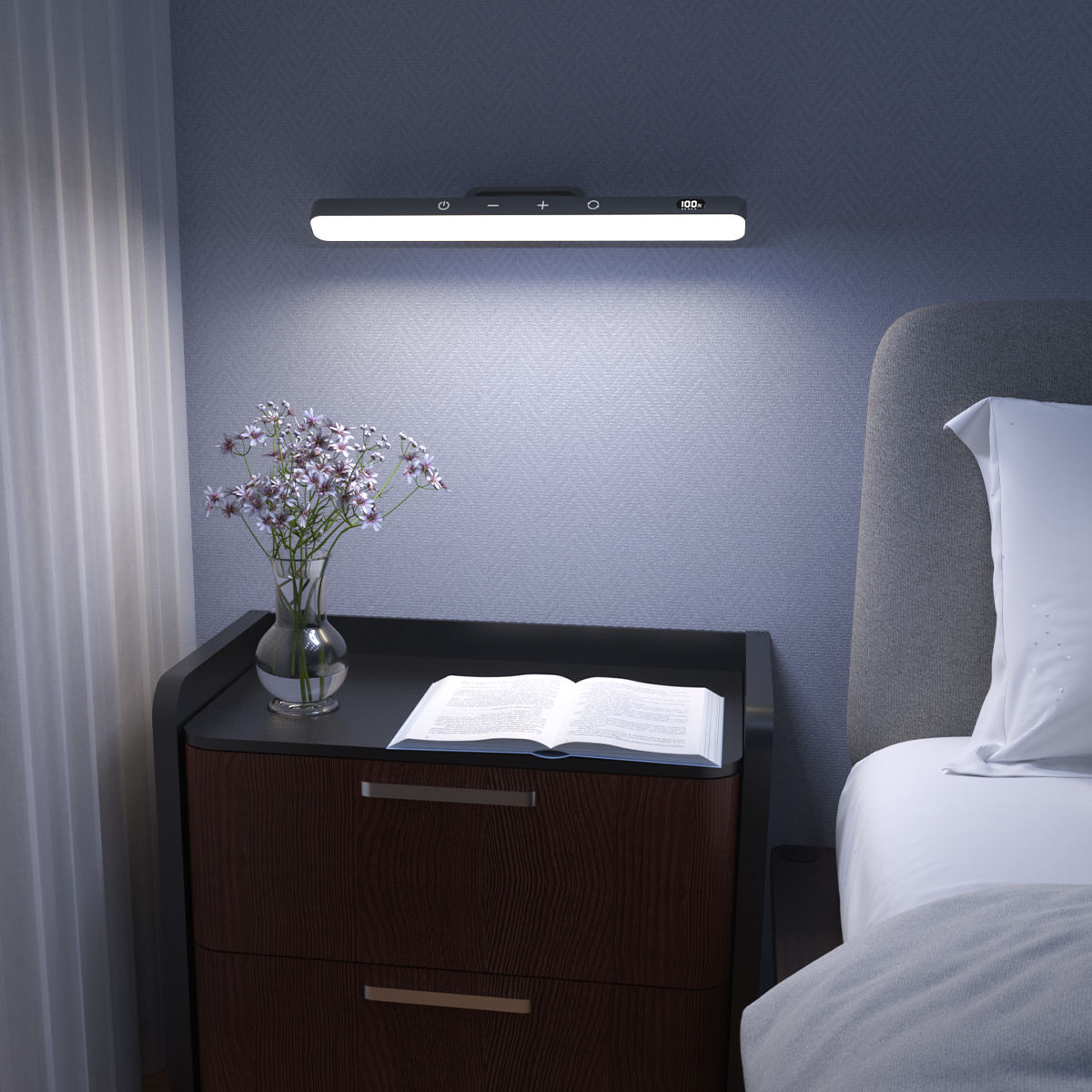 Lampada Touch Magnetica Ricaricabile