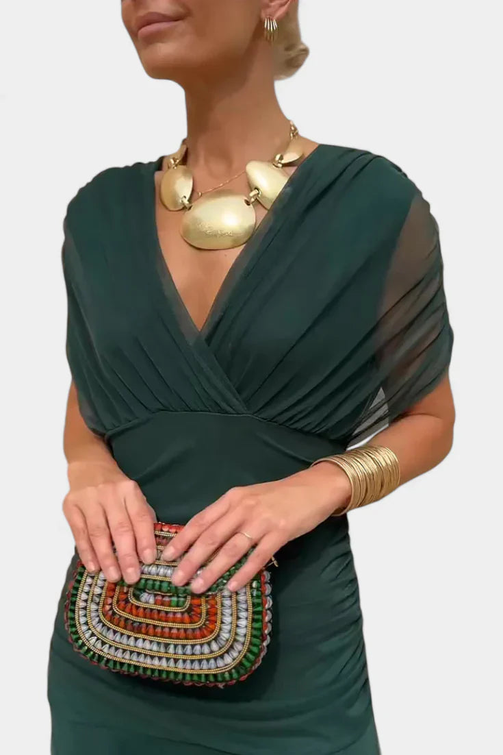 Abito Maxi Floreale Elegante Donna
